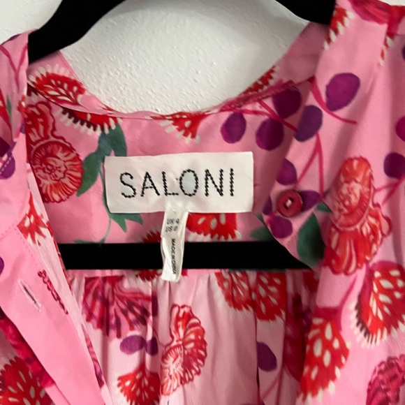 Saloni Tilly Dress in Ammonite Rose, size 0 - Picture 3 of 6